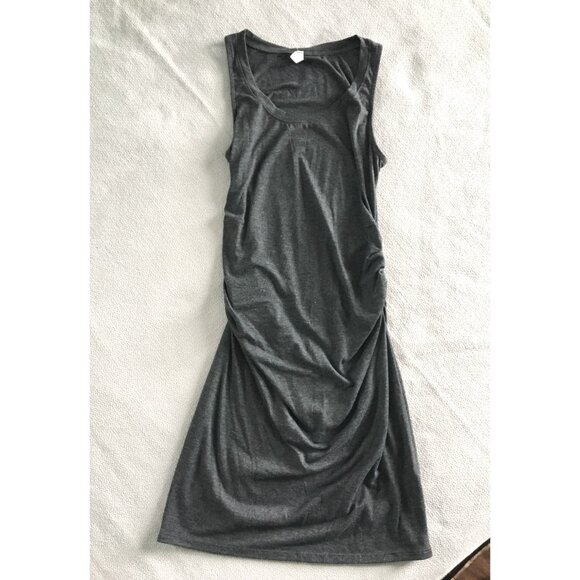PINKBLUSH | Grey Maternity Bodycon Sleeveless Dress - Picture 1 of 9